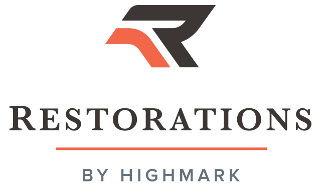 The logo for restorations by highmark.